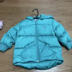 ラルフローレン　ダウン　グリーン