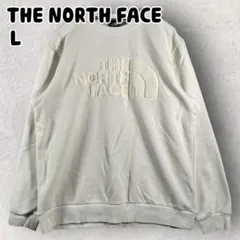 ザノースフェイス デイ マウンテン スウェット トレーナー L クリーム