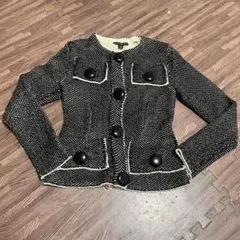 ルイヴィトン ビッグボタン ニット ジャケット レディースのサムネイル