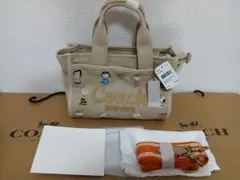 新品・未使用コーチCoach ピーナッツキャラクター トートバッグ2way