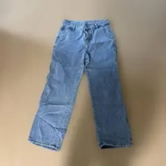 shoowtimeライトブルー ワイドデニムパンツ