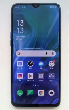 OPPO RENO A スマートフォン 本体 ブルーのサムネイル