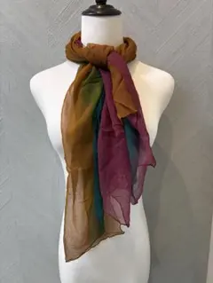手染めシルクスカーフ 多色