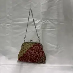 和風がま口バッグ 着物　初詣　成人式