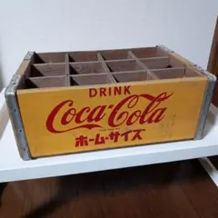 【 最終価格 】コカコーラ・ホームサイズボトルケース（木製）のサムネイル