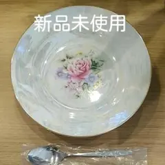 NARUMI　花柄皿&スプーン　2セットのサムネイル