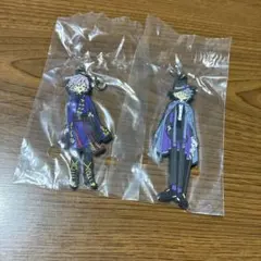 ツイステ 1番くじ K賞ラバーチャーム キーホルダー 2種セット売り