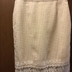 doll up oops タイトスカート レース ホワイト Lのサムネイル
