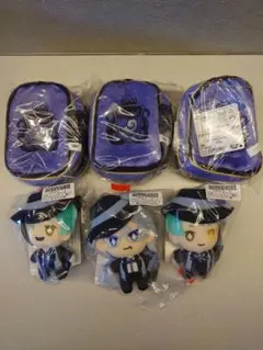 ディズニー ツイステッドワンダーランド 寮服マスコット ぬいぐるみポーチ