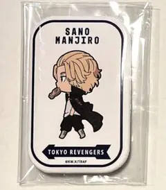 東京リベンジャーズ　佐野万次郎　マイキー　きゃらまーち　スクエア缶バッジ