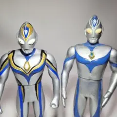 ウルトラマンダイナ(ミラクルタイプ)&ニセウルトラマンダイナ ソフビフィギュア