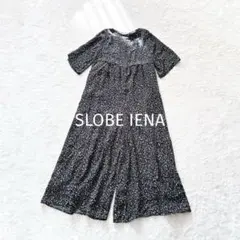 SLOBE IENA 花柄 オールインワン 楽ちん パンツ サロペット 半袖のサムネイル