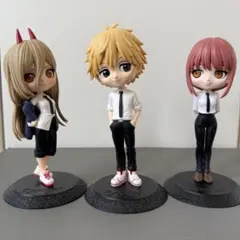 チェンソーマン キューポスケット デンジ マキマ パワー フィギュア 3体セット