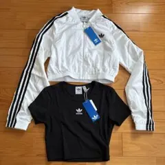 adidas 長袖アウター・半袖Tシャツセット