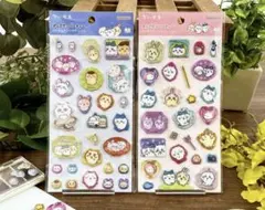 【新品未開封 】ポップデコパーティー ちいかわ ラメきらクリスタルシール 2枚組のサムネイル