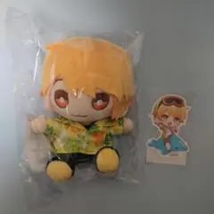 AMPTAKxCOLORS おすわりぬいぐるみ あっきぃ おまけ付き