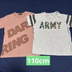 110cm 半袖Tシャツ2枚セット
