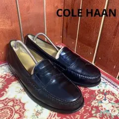 [美品】COLE HAAN コインローファー 黒 8D 高級レザー ビジネス