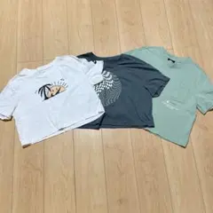 再値下げ 3枚セット NIKE ナイキ クロップドTシャツ ショート丈 半袖
