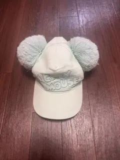 ミッキーマウス ポンポンキャップ ミントグリーンのサムネイル