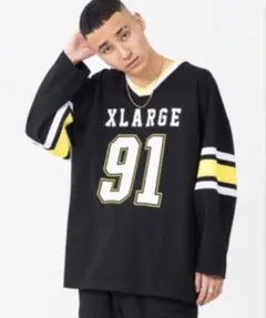 X-LARGE football sweat shirt ei