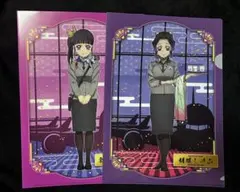 鬼滅の刃 ANA 胡蝶しのぶ 栗花落カナヲ クリアファイル