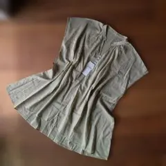 earth music&ecologyピンタックスキッパーチュニック　オリーブのサムネイル