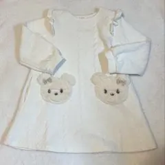 メゾピアノ　くま　ワンピース