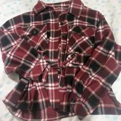 チェック柄の服