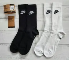 新品 NIKE エブリデイ エッセンシャル クルーソックス 25-27cm L