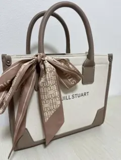 [期間限定お値下げ中]JILL STUART リボン付きハンドバッグのサムネイル