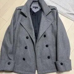 【タイムセール】MICHEL KLEIN HOMME ウールコート　グレー