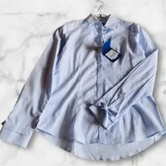 新品未使用✨タグ付きリボン付き長袖シャツ 36 就活　ビジネス