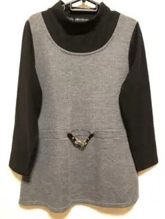 【最終値下げ】Pursuit de Réal チュニック グレー/ブラック
