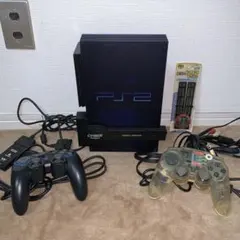 【極美品・メンテナンス済】PS2 ミッドナイトブルー BB Pack 本体セット