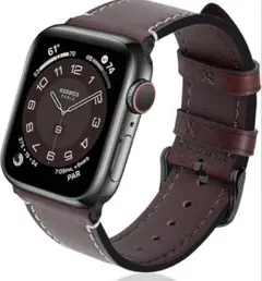 レザーバンド Apple Watch バンド アップルウォッチ バンド ブラウン
