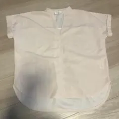 Kobe Lettuce 半袖Vネックシャツ サーモンピンク