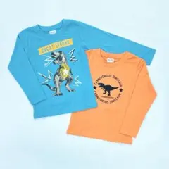 子供服 男の子 100cm 長袖 Tシャツ まとめ売り 恐竜 新品 GWN2-4