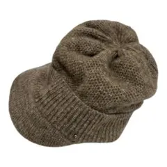 ニットキャスケットブラウン