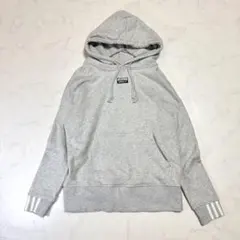 adidas VOCAL HOODIE 裏起毛パーカー ライトグレー