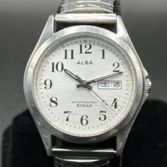 ALBA アルバ クォーツ 腕時計 メンズ レディース デイデイト 34mm