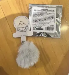 ぽんぽんチャーム付きフォンタブ　ちいかわベビー