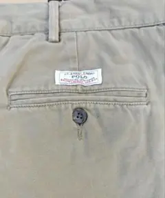 90s Ralph Lauren ラルフローレン W36 ポロチノ チノパン古着