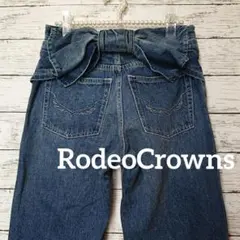 RodeoCrowns　リボンデザインデニムパンツ
