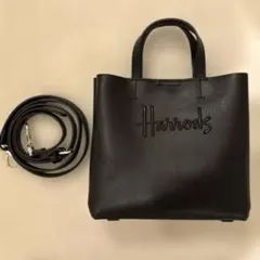 【美品】ハロッズ Harrods レザー ケンジントン バッグ