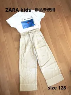 ZARA kids 128 パンツ　新品未使用のサムネイル