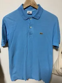 ラコステ　LACOSTE ライトブルー ポロシャツ サイズ3
