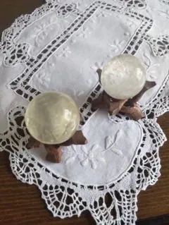 レインボーカルセドニー スフィア2セット