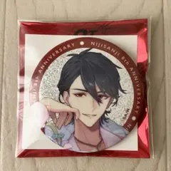 にじさんじ 8周年 グリッター缶バッジ　夢追翔