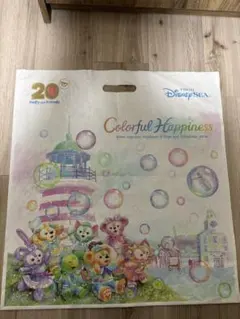 ディズニー ショッパー まとめ売り ダッフィー20周年 ビニール大 紙袋小